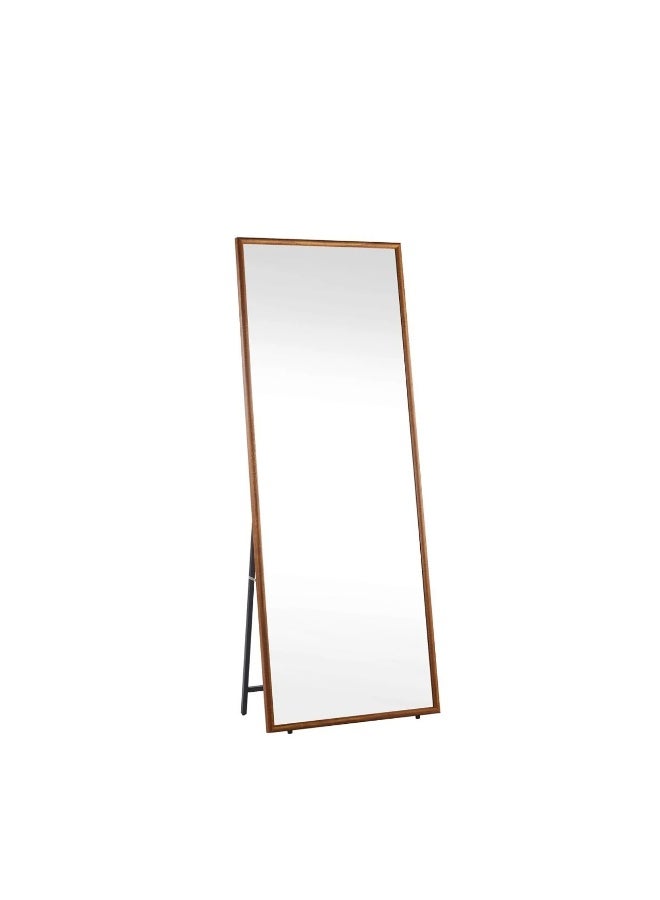 بيتي مرايا ستاند إطار خشب مقاس ( 180*70 ) سم - بني - Image 2